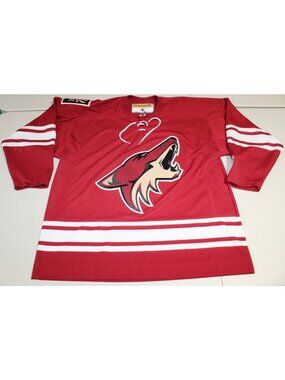 NHL Hockey Vintage 2003–2004 Phoenix Coyotes Sewn Stitches Jersey XL Red KOHO